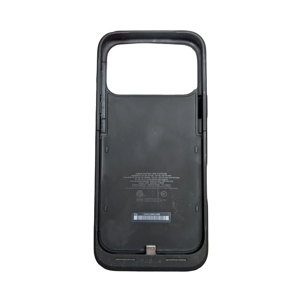 Pp3-X Mophie Juice Pack Battery Case for Apple iPhone 17 Pro Max - Black ⬇️